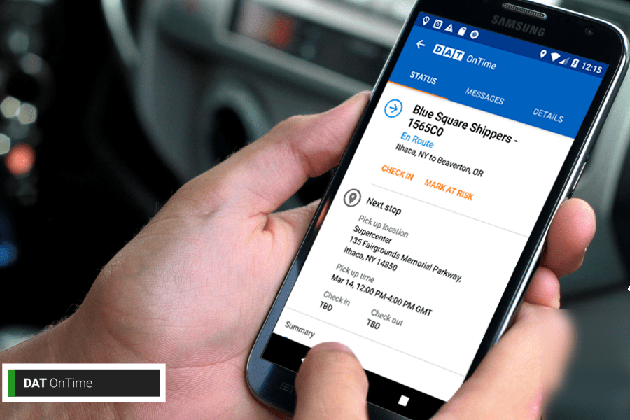 New! Introducing DAT OnTime Load Tracking - DAT Freight Analytics - Blog