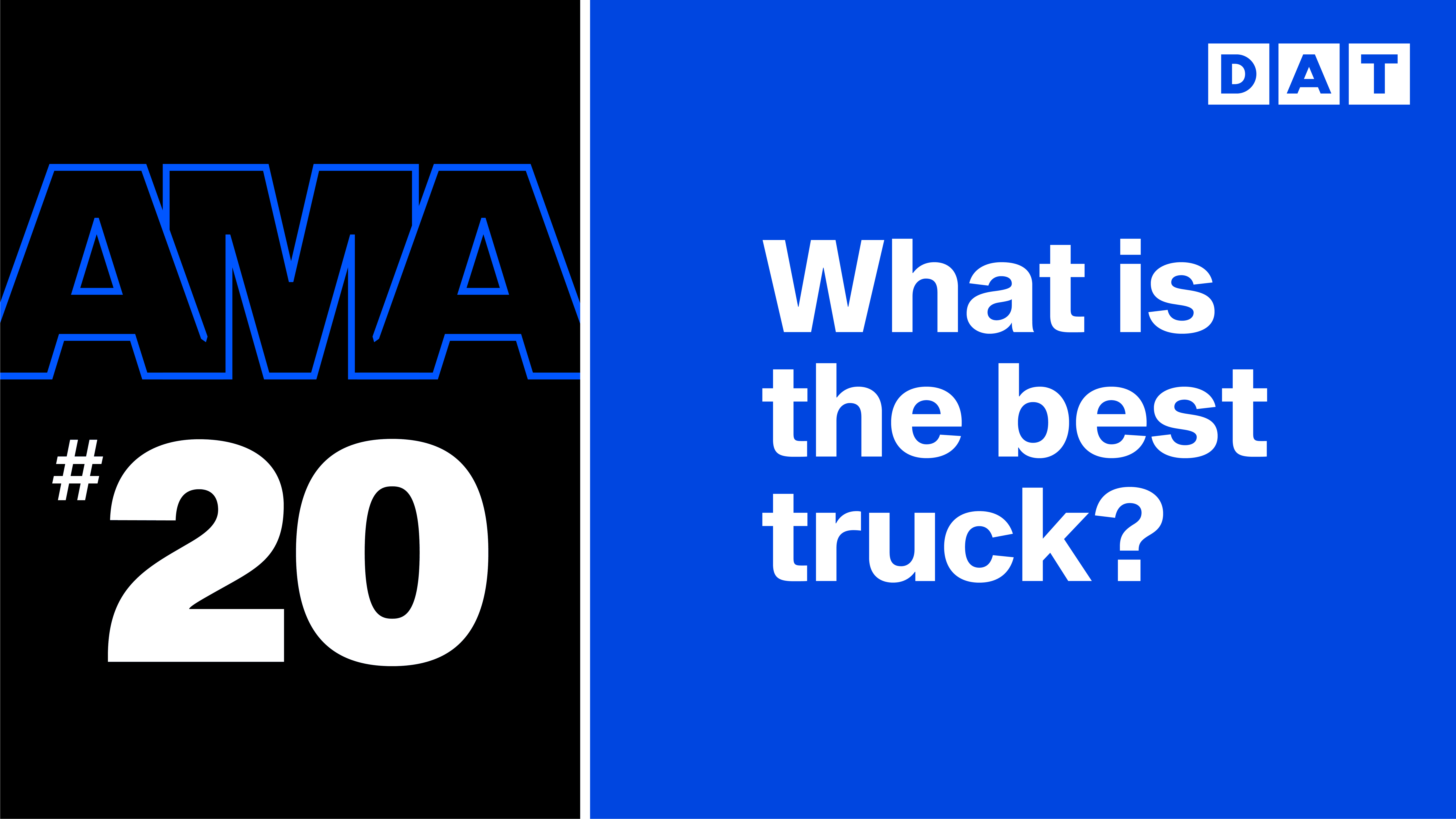 VIDEO What is the best semi truck? DAT Freight & Analytics Blog