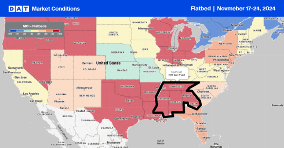 Flatbed report: The flatbed demand outlook remains flat – DAT Freight & Analytics