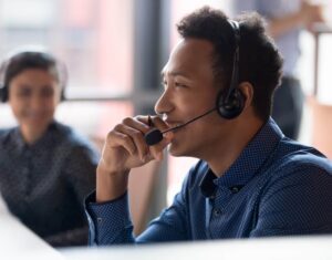 DAT People Broker Smiling With Headset