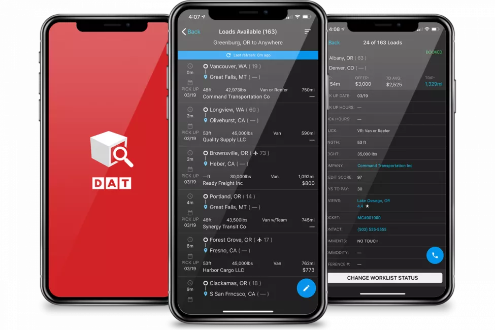 Truck Loads App - DAT