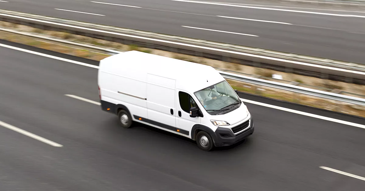 Cargo Van on Road