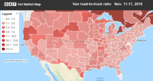 Van volumes rise as Black Friday approaches