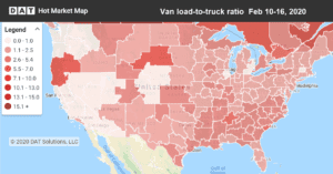 Slow season slog continues for truckload freight