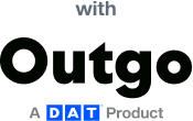 Outgo logo in color for white or light backgrounds