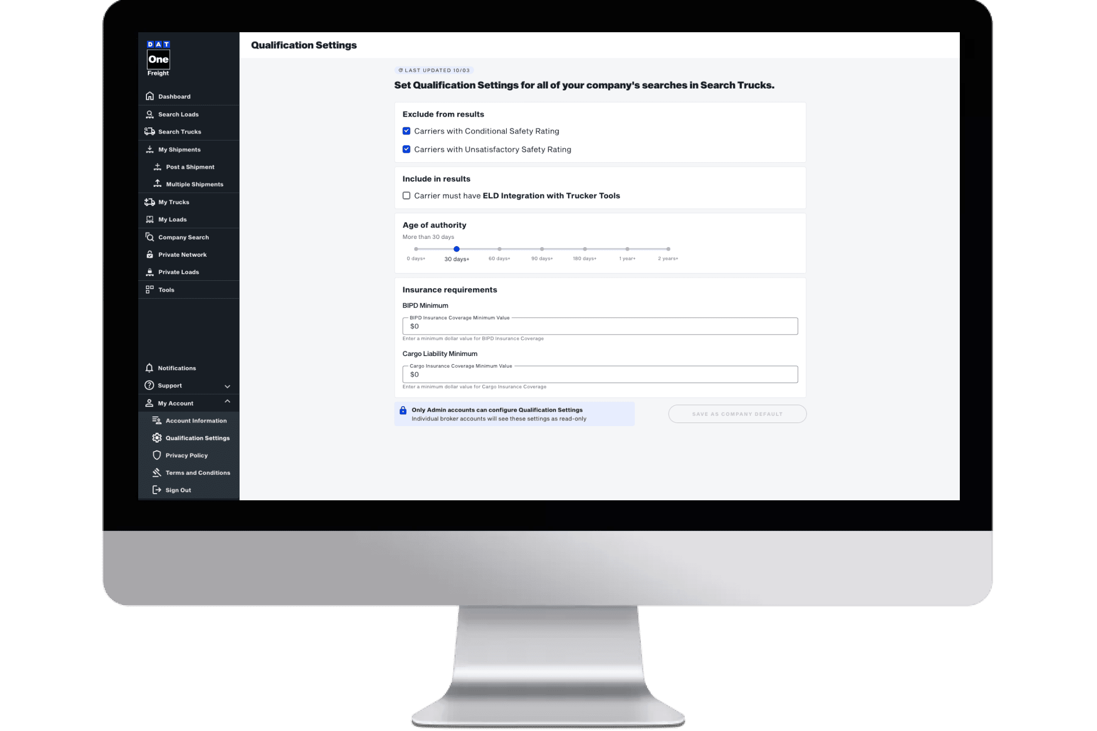 Carrier Management Suite - DAT